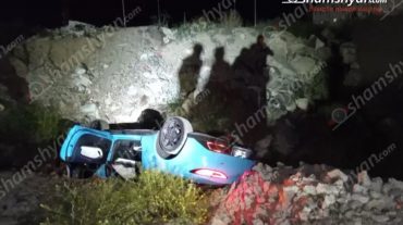 Երևանում 38-ամյա վարորդը ոչ սթափ վիճակում «Neta» մակնիշի ավտոմեքենայով գլխիվայր հայտնվել է փոսում