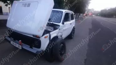 Երևանում բախվել են «ՎԱԶ 2121»-ը և մոտոցիկլը. կա տուժած
