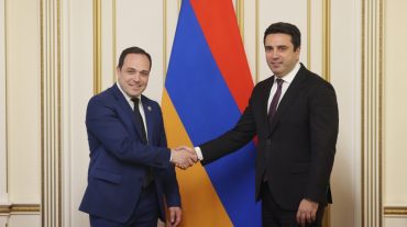 Ալեն Սիմոնյանը հանդիպել է Վրաստանի խորհրդարանի մշակույթի հանձնաժողովի նախագահի գլխավորած պատվիրակության հետ