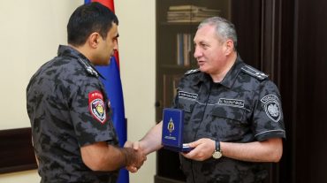 Քրեական ոստիկանության մի շարք ծառայողներ պարգևատրվել են