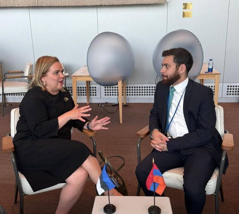 Վահան Կոստանյանը Էստոնիայի իր գործընկերոջն է ներկայացրել Հայաստան-Ադրբեջան հարաբերությունների կարգավորման գործընթացում առկա դինամիկան