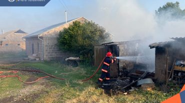 Հրդեհ Սպանդարյան գյուղում