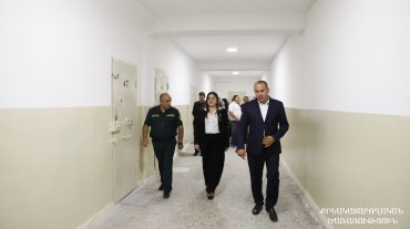 Քրեակատարողական ծառայության պետը շրջայց է կատարել «Վանաձոր» ՔԿՀ-ի նոր վերանորոգված և կահավորված տարածքներում