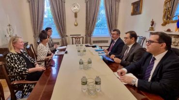 Ռոբերտ Աբիսողոմոնյանը հանդիպել է Միջազգային քրեական դատարանի Հռոմի կանոնադրության մասնակից պետությունների վեհաժողովի նախագահի հետ