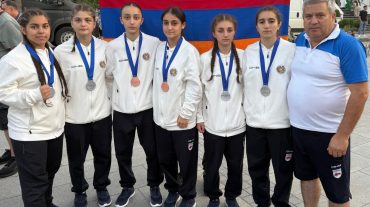 4 արծաթ և 2 բրոնզ՝ պատանիների Եվրոպայի առաջնության աղջիկների պայքարում