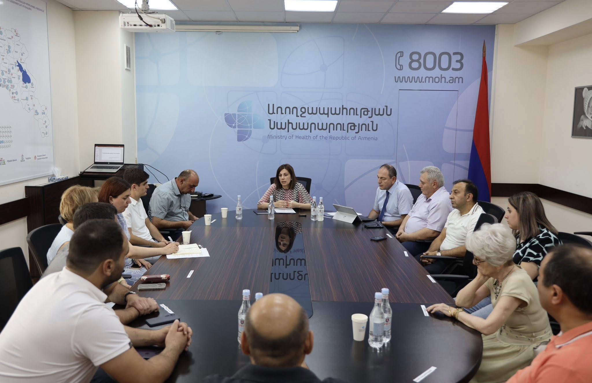 Անահիտ Ավանեսյանը հանդիպել է բժշկական կենտրոնների Վերակենդանացման և ինտենսիվ թերապիայի բաժանմունքի ղեկավարների հետ