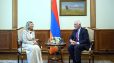 Նախագահ Վահագն Խաչատուրյանն ընդունել է Եգիպտոսի դեսպան Սերենադ Գամիլին