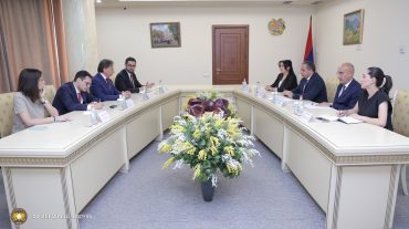 Քննչական կոմիտեի նախագահ Արթուր Պողոսյանն ընդունել է Իտալիայի դեսպանին
