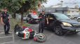 Երևանում «Honda» մակնիշի ավտոմեքենան և մոտոցիկլը բախվել են․ մոտոցիկլավարը տեղափոխվել է հիվանդանոց