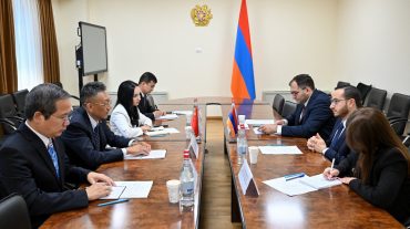 ՀՀ ԲՏԱ նախարարն ընդունել է Չինաստանի դեսպանի գլխավորած պատվիրակությանը