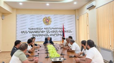ՍԱՏՄ ղեկավարն ընդունել է ԳՈւՄ-ի շուկայի մսավաճառներին