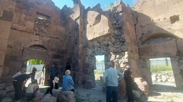 ԿԳՄՍՆ աշխատակիցները Շիրակի մարզում ծանոթացել են հուշարձանների վերականգնման ընթացքին