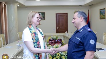 Քննչական կոմիտեի նախագահ Արթուր Պողոսյանն ընդունել է ՀՀ-ում Գերմանիայի դեսպանին