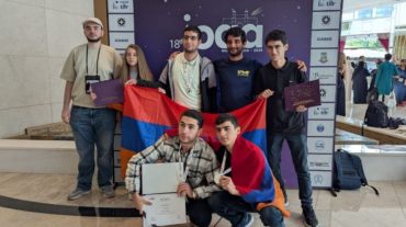2 արծաթե և 1 բրոնզե մեդալ՝ աստղագիտության և աստղաֆիզիկայի միջազգային օլիմպիադայում2 արծաթե և 1 բրոնզե մեդալ՝ աստղագիտության և աստղաֆիզիկայի միջազգային օլիմպիադայում