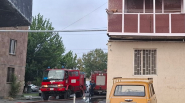 Հրդեհի ահազանգ Վաղարշապատ քաղաքում